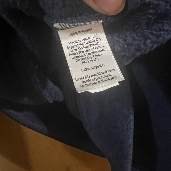 ***SOLD** Vineyard Vines Sweater Fleece Shep Deep Blue Pullover Fleece Mens M - Picture 5 of 5